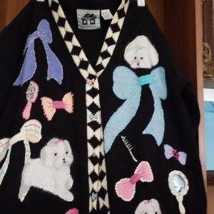 Women sweater Animals decorated sweater